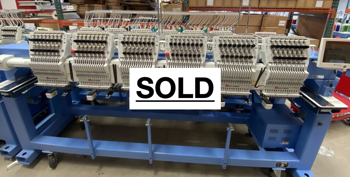 HappyJapan HCR3 1506 2nd Hand Embroidery Machine Industrial